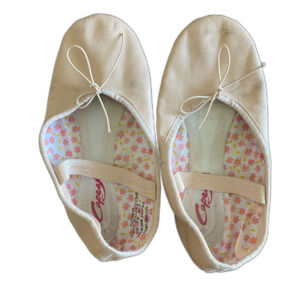 Capezio Ballet Pink Leather Daisy Ballet Shoes Girls' 6M